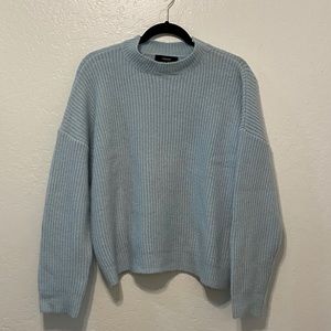 Light blue knit sweater